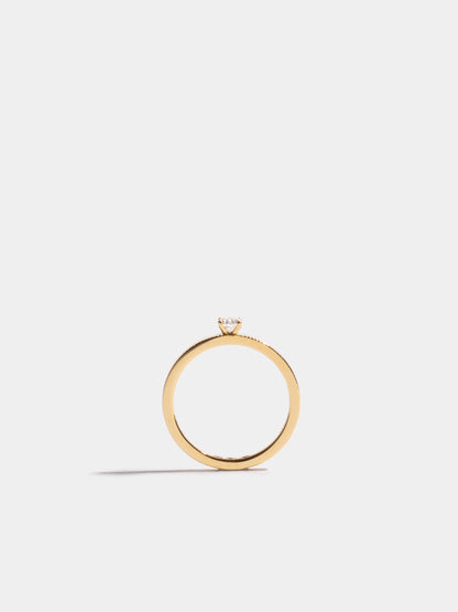 Solitaire Anagramme ridges | Fairmined Gold